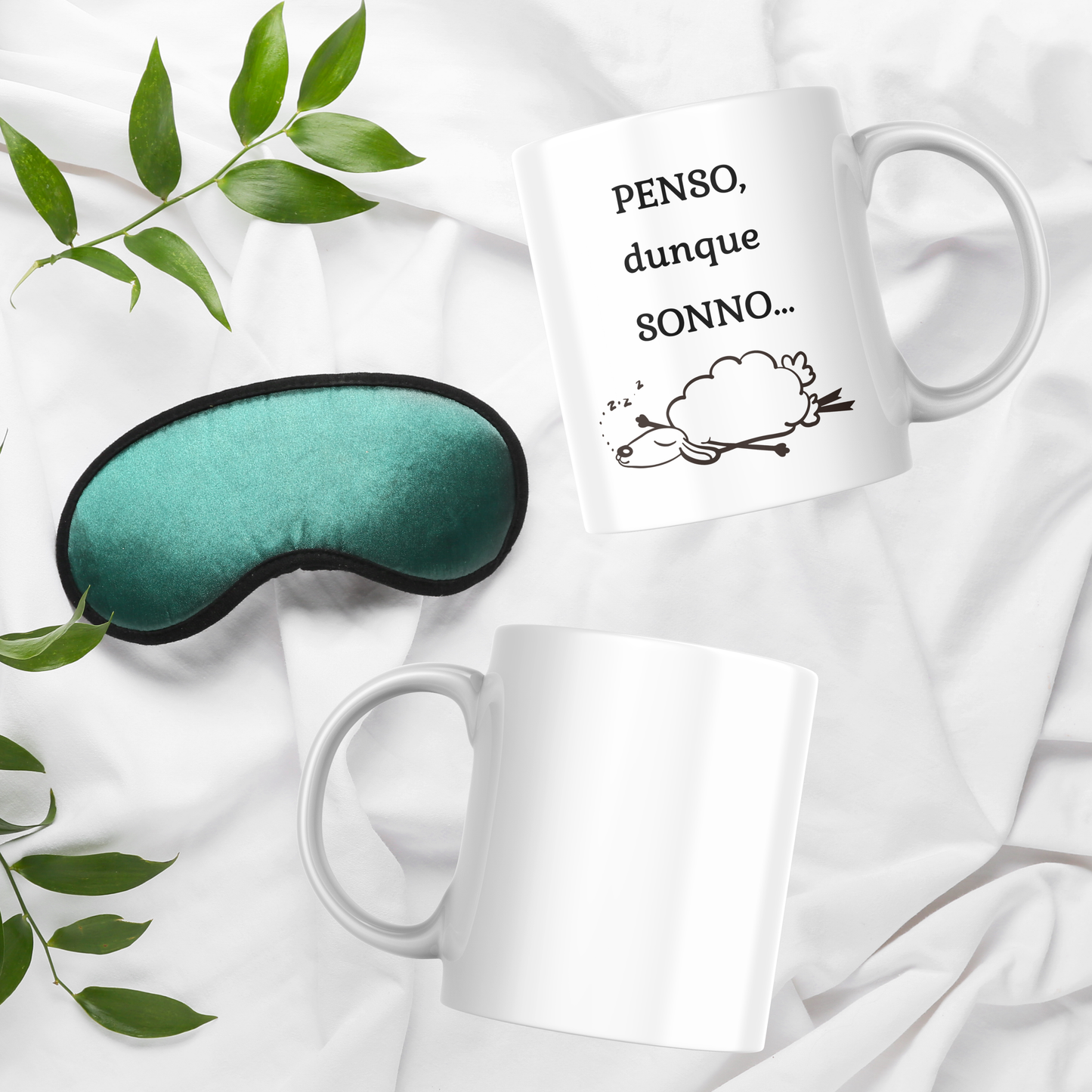 Fronte e retro tazza Filosofia dormiente