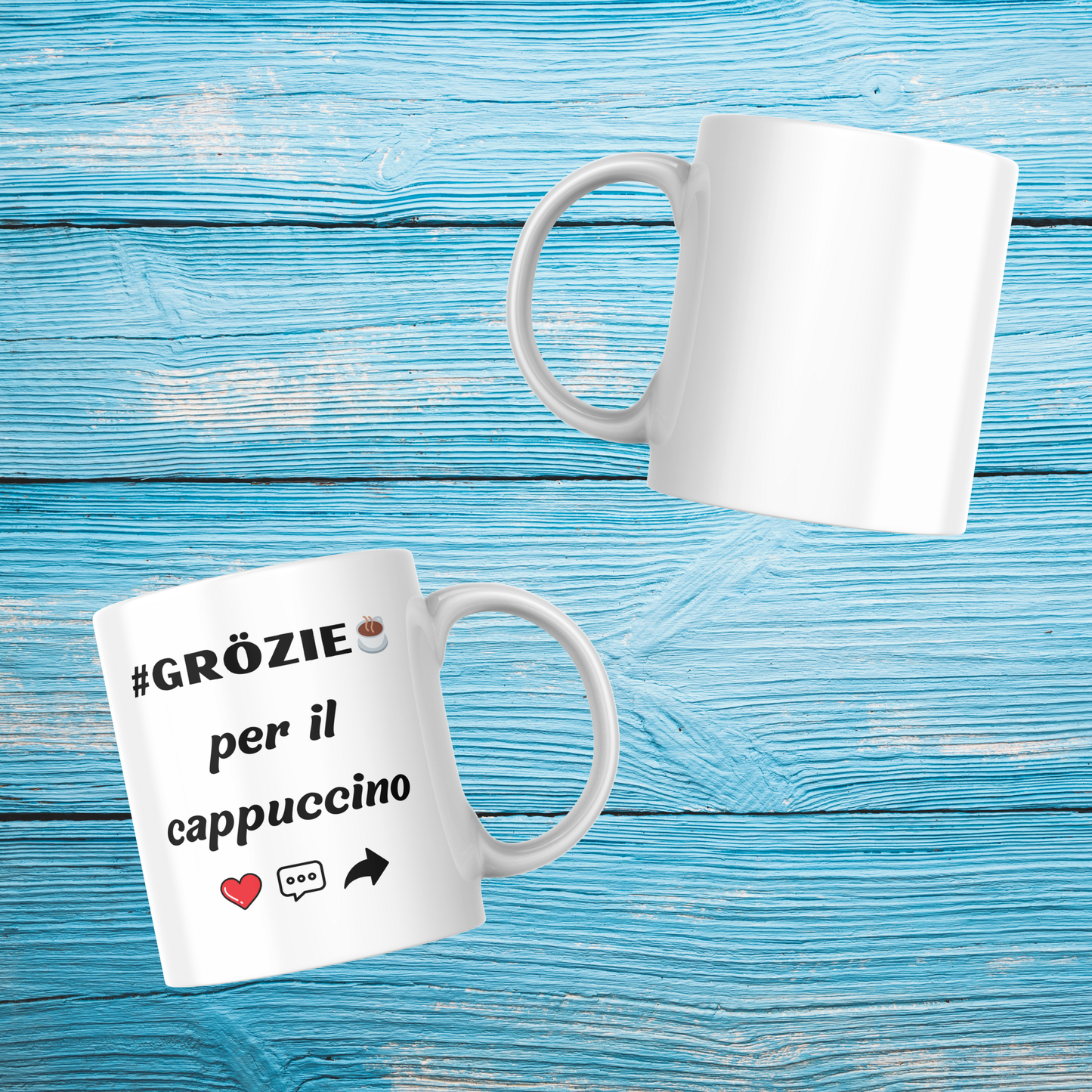 Fronte e retro tazza Grözie!