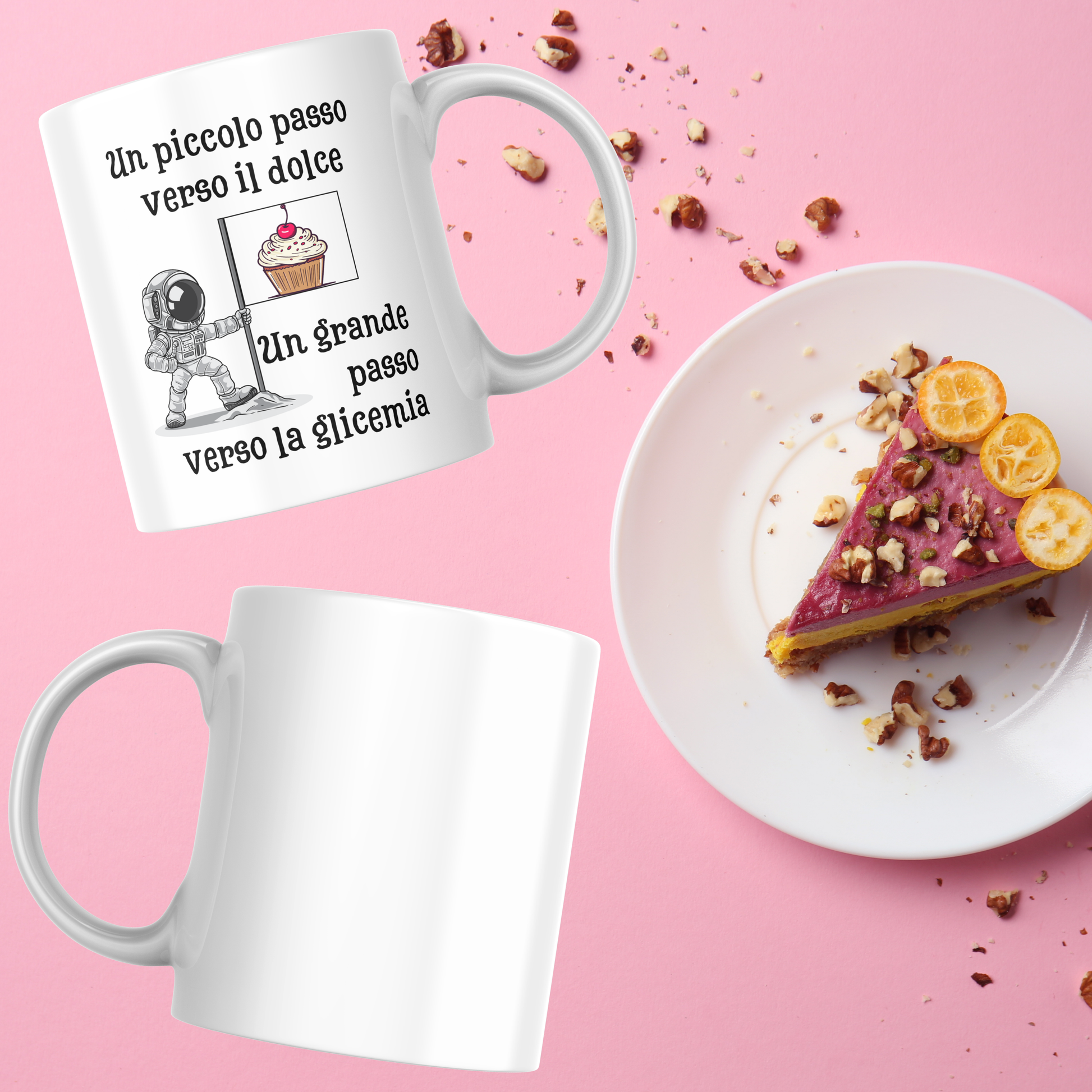 Fronte e retro tazza Missione zucchero