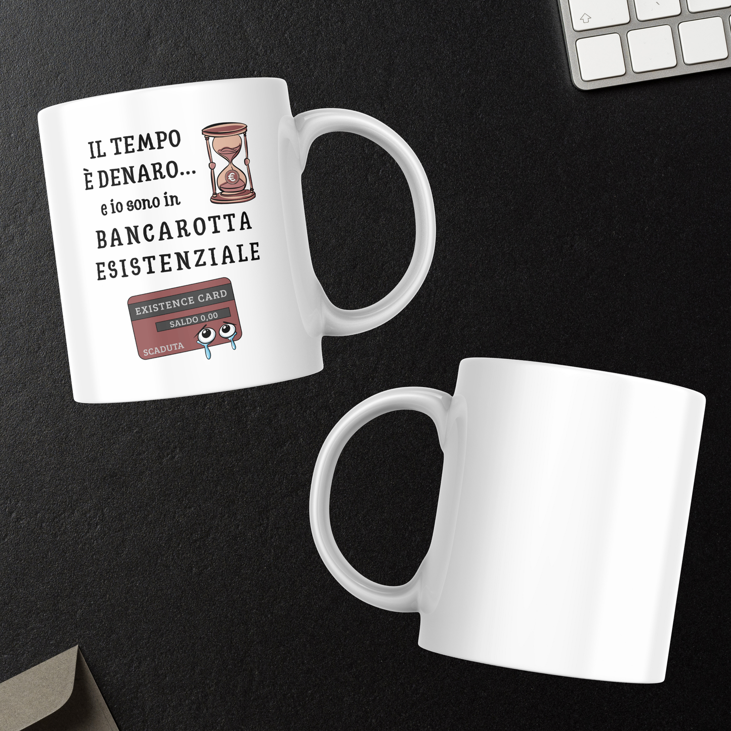 Fronte e retro tazza Saldo Zero